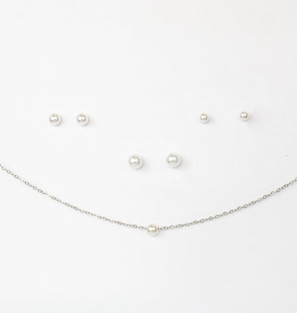 Set de perlas con joyero