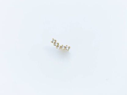 Piercing 5 diamantes