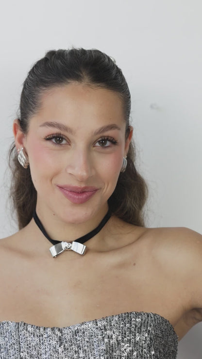 Choker de moño grande
