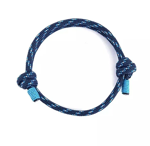 Pulsera de cuerda multicolor