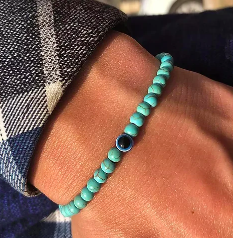 Pulsera de ojo - turquesa