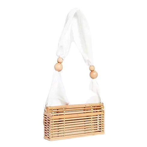 Bolsa de hombro bambú