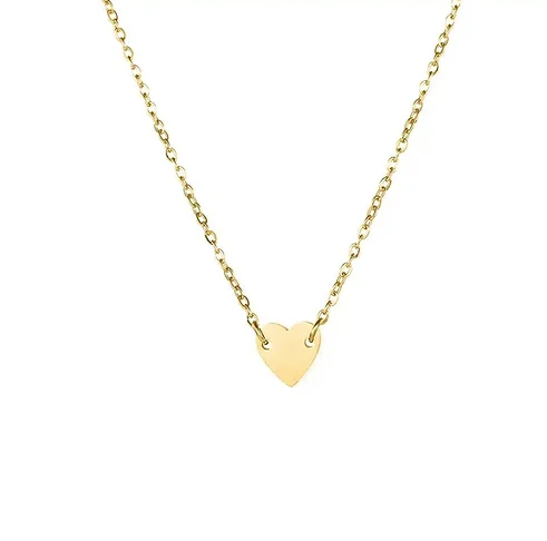 Collar con figura de corazón