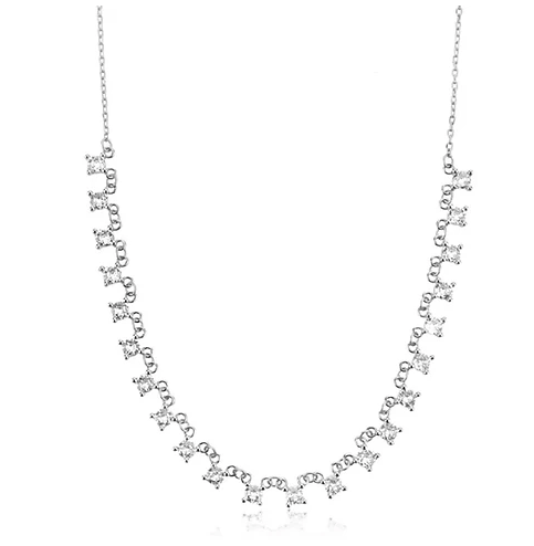 Collar fila de zirconias