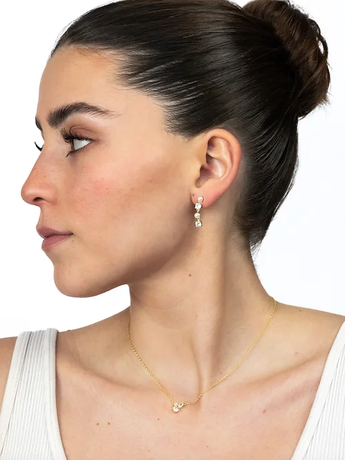 Set zirconias y perlas