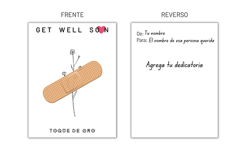 Empaque "Get well soon"