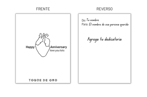 Empaque "Happy Anniversary"