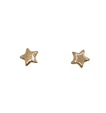 Piercing estrella plana 10k