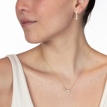 Collar tres piedras