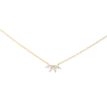 Collar media flor
