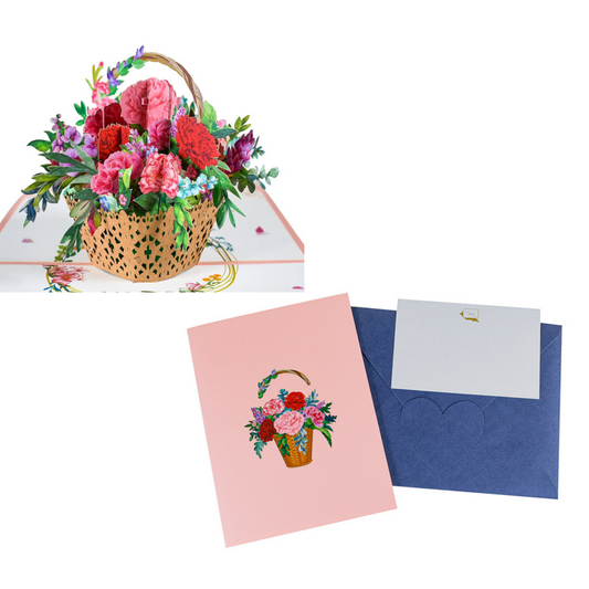 Carta 3D flores