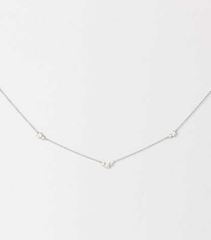 Collar tres diamantes